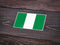 Autocollant drapeau Nigeria - Go lettrage - Sticker Art Online