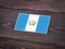 Autocollant drapeau Guatemala - Go lettrage - Sticker Art Online