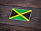 Autocollant drapeau Jamaique - Go lettrage - Sticker Art Online