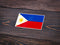 Autocollant drapeau Philippines - Go lettrage - Sticker Art Online