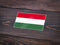 Autocollant drapeau Hongrie - Go lettrage - Sticker Art Online