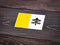 Autocollant drapeau Vatican - Go lettrage - Sticker Art Online