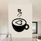 Tasse à café pleine - Autocollant mur décoratif - Go lettrage - Sticker Art Online