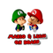 Autocollant Mario et Luigi à bord - Go lettrage - Sticker Art Online