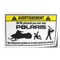 Warning POLARIS sticker - Go lettrage - Sticker Art Online