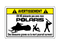 Warning POLARIS sticker - Go lettrage - Sticker Art Online