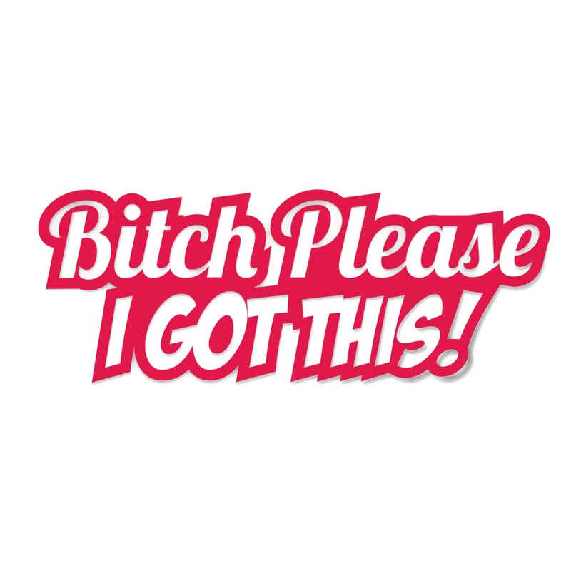 Bitch please decal sticker - Go lettrage - Sticker Art Online