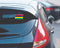 Autocollant drapeau Maurice - Go lettrage - Sticker Art Online
