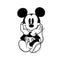 Mickey Mouse - Autocollant mur décoratif - Go lettrage - Sticker Art Online
