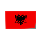Autocollant drapeau Albanie - Go lettrage - Sticker Art Online