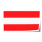 Autocollant drapeau Autriche - Go lettrage - Sticker Art Online