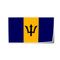 Autocollant drapeau Barbade - Go lettrage - Sticker Art Online