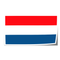 Autocollant drapeau Pays-bas - Go lettrage - Sticker Art Online