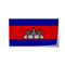 Autocollant drapeau Cambodge - Go lettrage - Sticker Art Online
