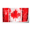 Autocollant drapeau Canada usé - Go lettrage - Sticker Art Online
