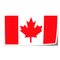 Autocollant drapeau Canada - Go lettrage - Sticker Art Online
