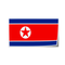 Autocollant drapeau Corée du Nord - Go lettrage - Sticker Art Online