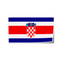 Autocollant drapeau Croatie - Go lettrage - Sticker Art Online