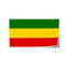 Autocollant drapeau Ethiopie - Go lettrage - Sticker Art Online