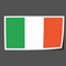 Autocollant drapeau Irland - Go lettrage - Sticker Art Online