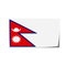 Autocollant drapeau Népal - Go lettrage - Sticker Art Online