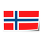 Autocollant drapeau Norvège - Go lettrage - Sticker Art Online