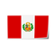 Autocollant drapeau Pérou - Go lettrage - Sticker Art Online