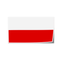 Autocollant drapeau Pologne - Go lettrage - Sticker Art Online