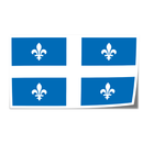 Autocollant drapeau Québec - Go lettrage - Sticker Art Online