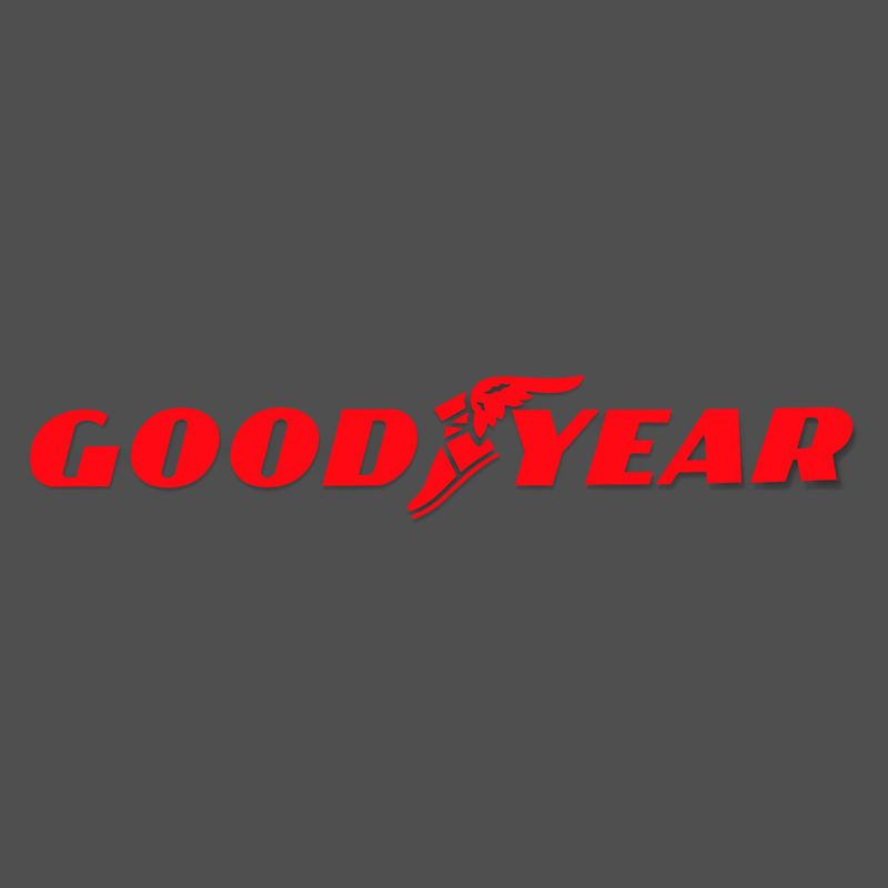 Autocollant GOODYEAR logo decal - Go lettrage - Sticker Art Online