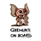 Autocollant Gremlin's on board - Go lettrage - Sticker Art Online