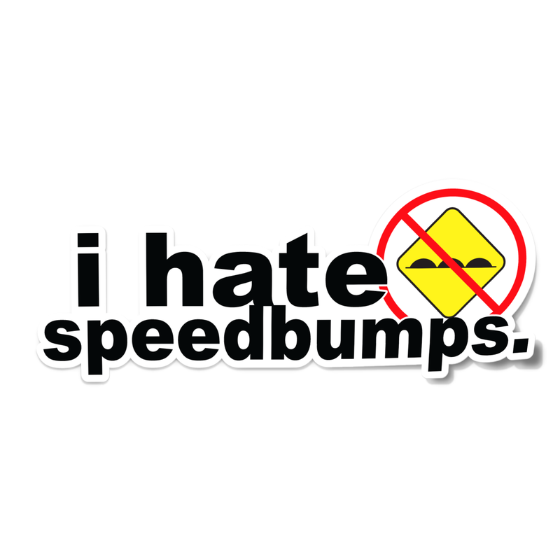 I hate speedbomb sticker - Go lettrage - Sticker Art Online