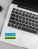 Autocollant drapeau Rwanda - Go lettrage - Sticker Art Online