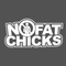 Sticker no fat chicks decal - Go lettrage - Sticker Art Online