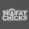 Sticker no fat chicks decal - Go lettrage - Sticker Art Online