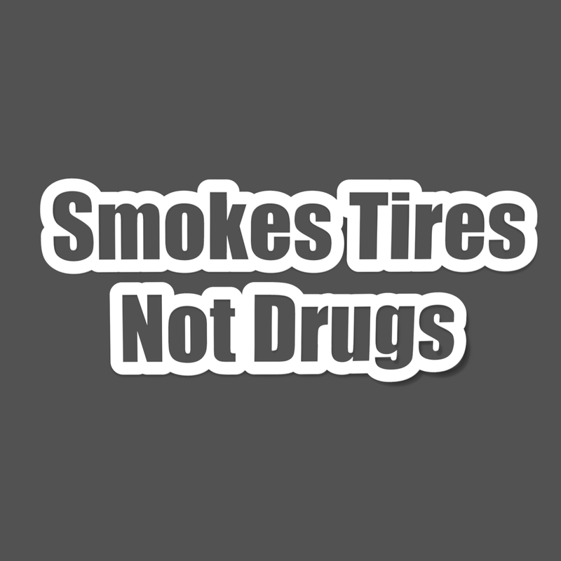 Smoke tires decal sticker - Go lettrage - Sticker Art Online