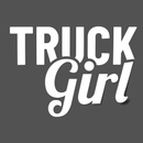 Truck girl decal sticker - Go lettrage - Sticker Art Online