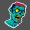 Zombie sticker - Go lettrage - Sticker Art Online